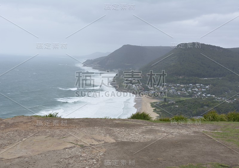 从秃头山瞭望台看到的大海