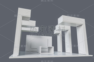 展位3d模板