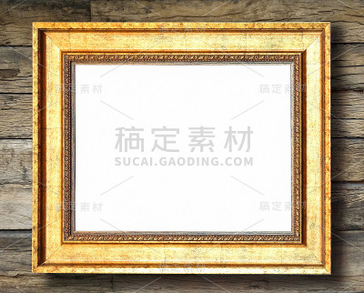 古老的乡村木相框