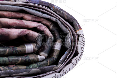 角落里的报纸