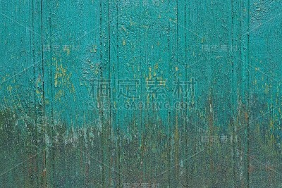 从旧的肮脏的木板的绿色灰色木制纹理