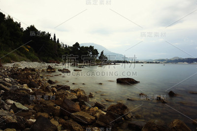 冲浪岩海浪纹理