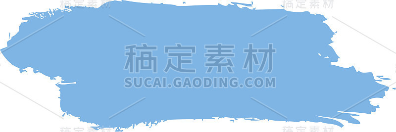 蓝色笔触油漆