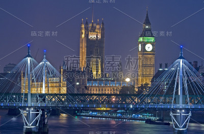 美丽的伦敦夜景