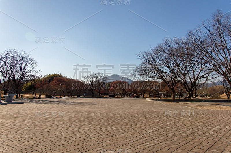 韩国历史名城庆州全景