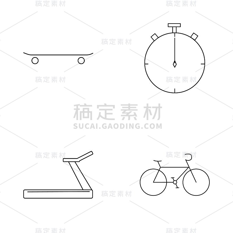 适合简单的线性矢量轮廓图标设置