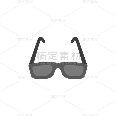 平面图标-眼镜