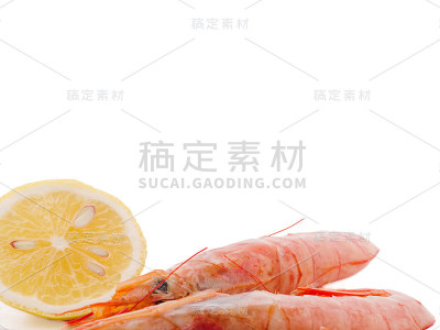 柠檬鲜虾。