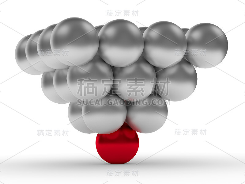 领导和领导理念。金字塔