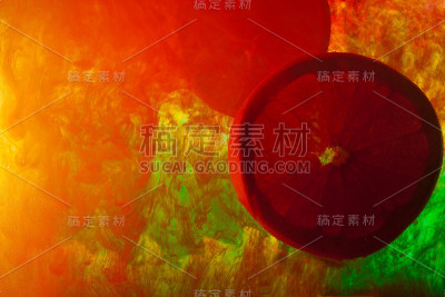 片橙色