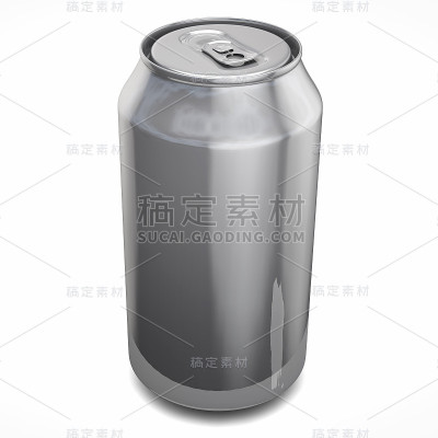 啤酒罐孤立在白色