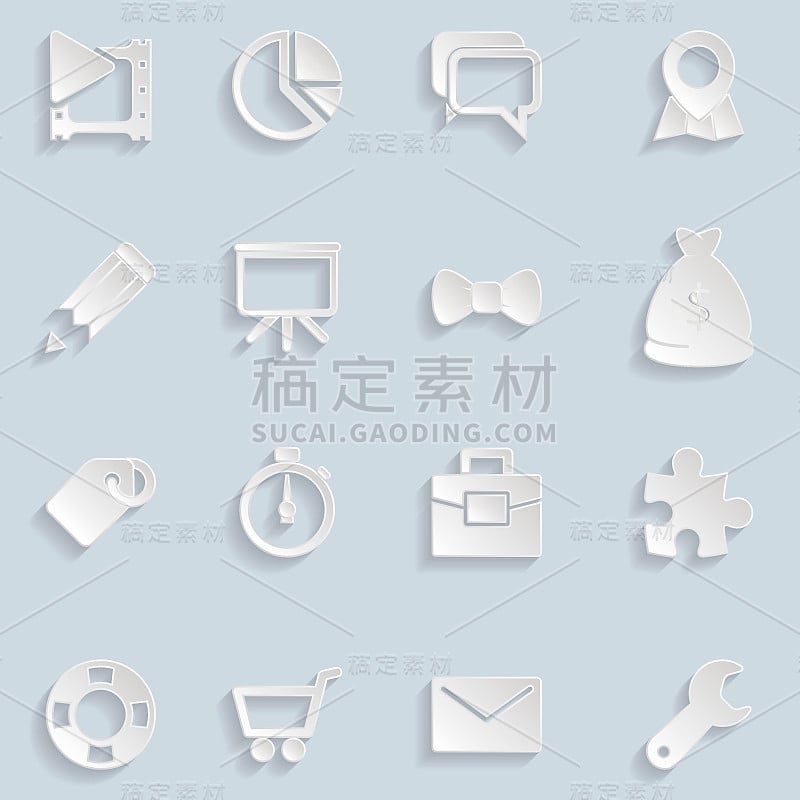 Paper Seo Icons Vol 2