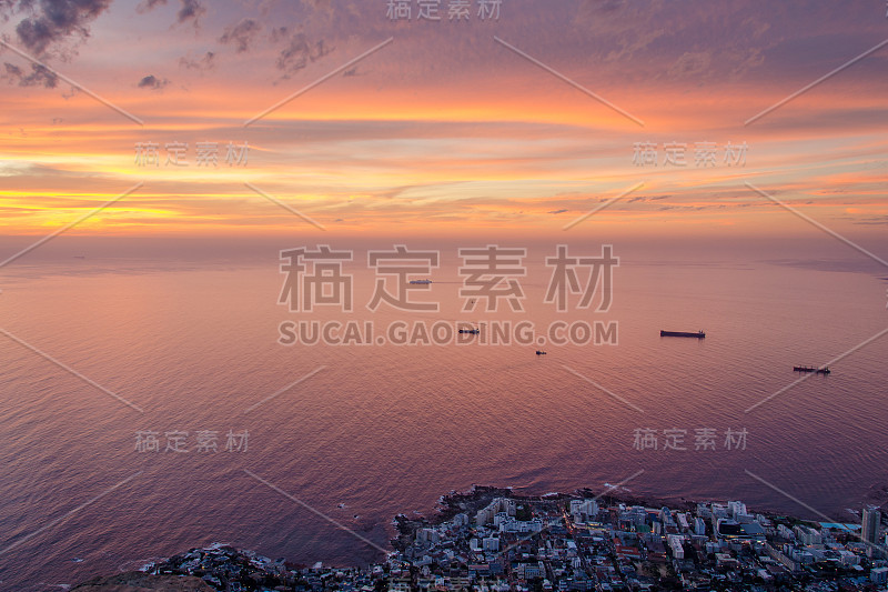 日落开普敦