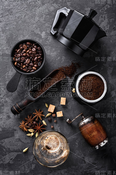 咖啡色的石头背景
