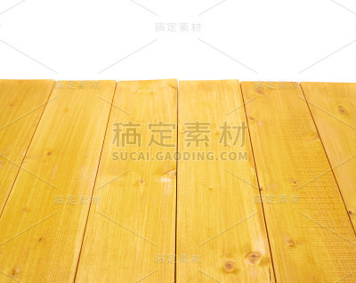 涂有黄色油漆的木板