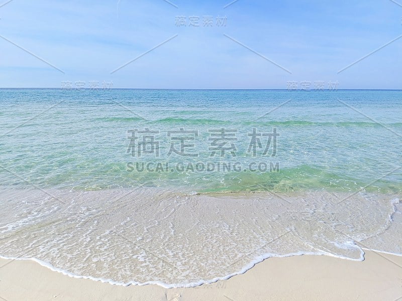 在翡翠海岸的完美一天-基斯卡海滩，佛罗里达