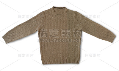 棕色羊毛衫