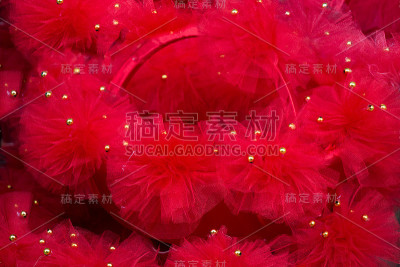 集市上的一套彩球