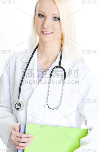年轻女性医生肖像