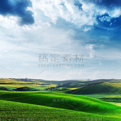 风景如画，绿树成荫