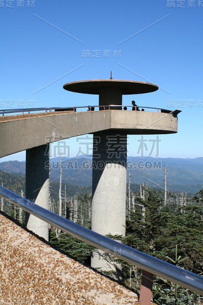 观察塔，克林曼圆顶，大烟山国家公园
