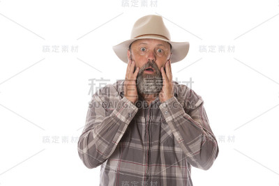 震惊中的成熟澳大利亚男人