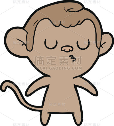 卡通猴子