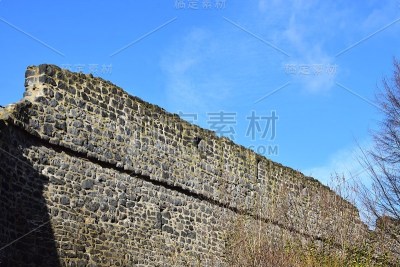 玛雅古城的城墙
