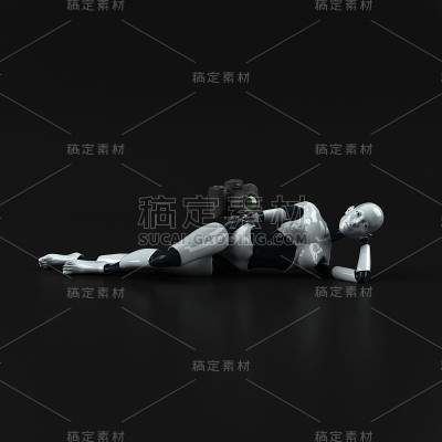 机器人- 3D插图