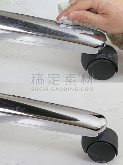 用手擦铝腿
