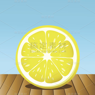 夏天柠檬水果