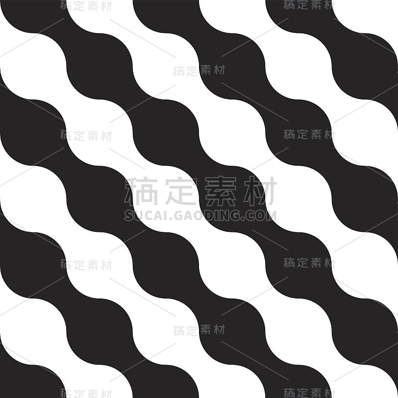几何抽象无缝图案。矢量图