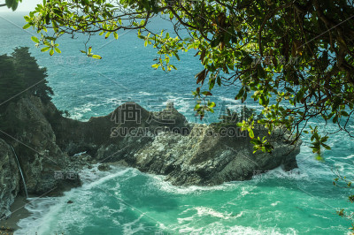 多样的加州海岸