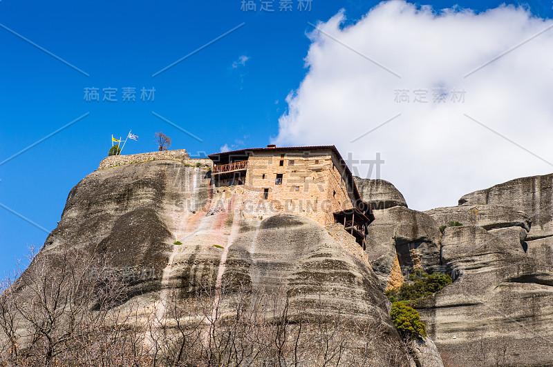 希腊塞萨利市迈特拉山修道院。联合国教科文组织世界遗产