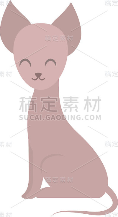 卡通矢量猫角色