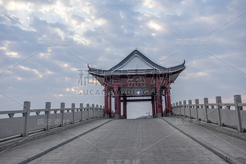 广东省东莞市华阳湖湿地公园华阳桥