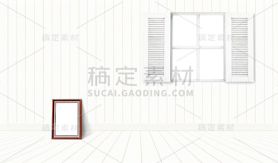 白色木制墙壁