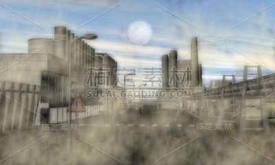 超现实的工业区