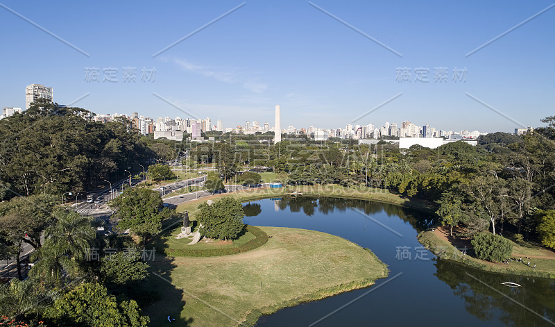 巴西圣保罗Ibirapuera公园。