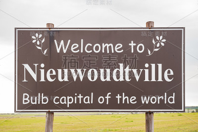 Niewoudtville欢迎标语