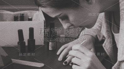 在室内美甲制作
