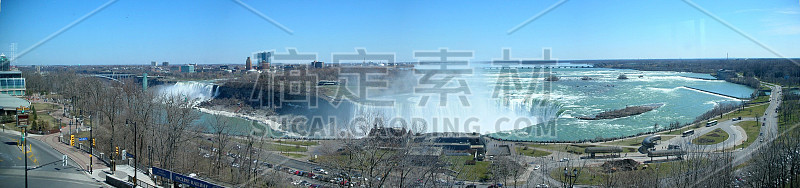 尼亚加拉大瀑布全景图片