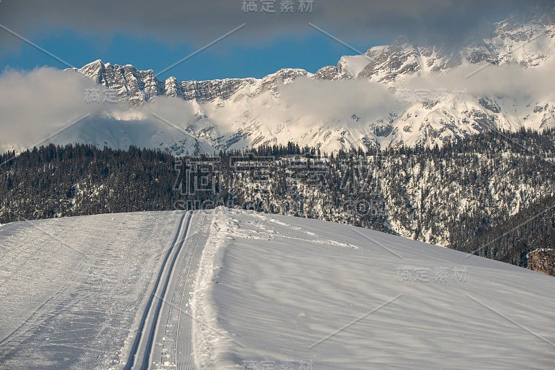 越野滑雪道