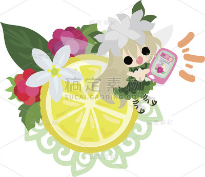 美丽的柠檬仙女