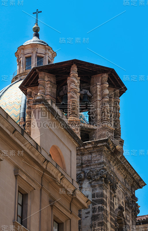 Church San Giuseppe dei Teatini，巴勒莫，西西里岛，意大利