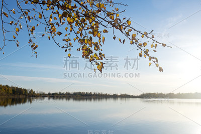 秋季湖