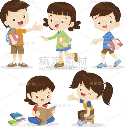 小学男生和女生