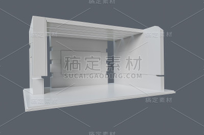 展位3d模板