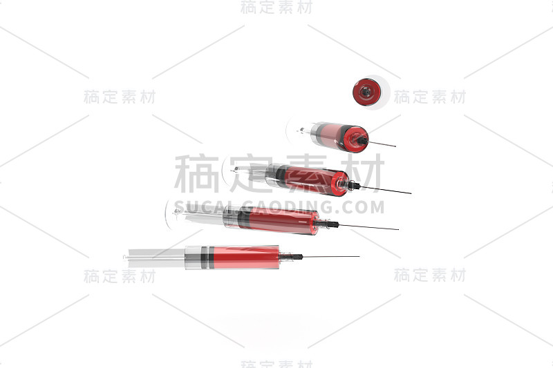 Sytinge病毒防护的3D渲染