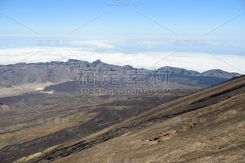 加那利群岛特内里费岛上的泰德火山